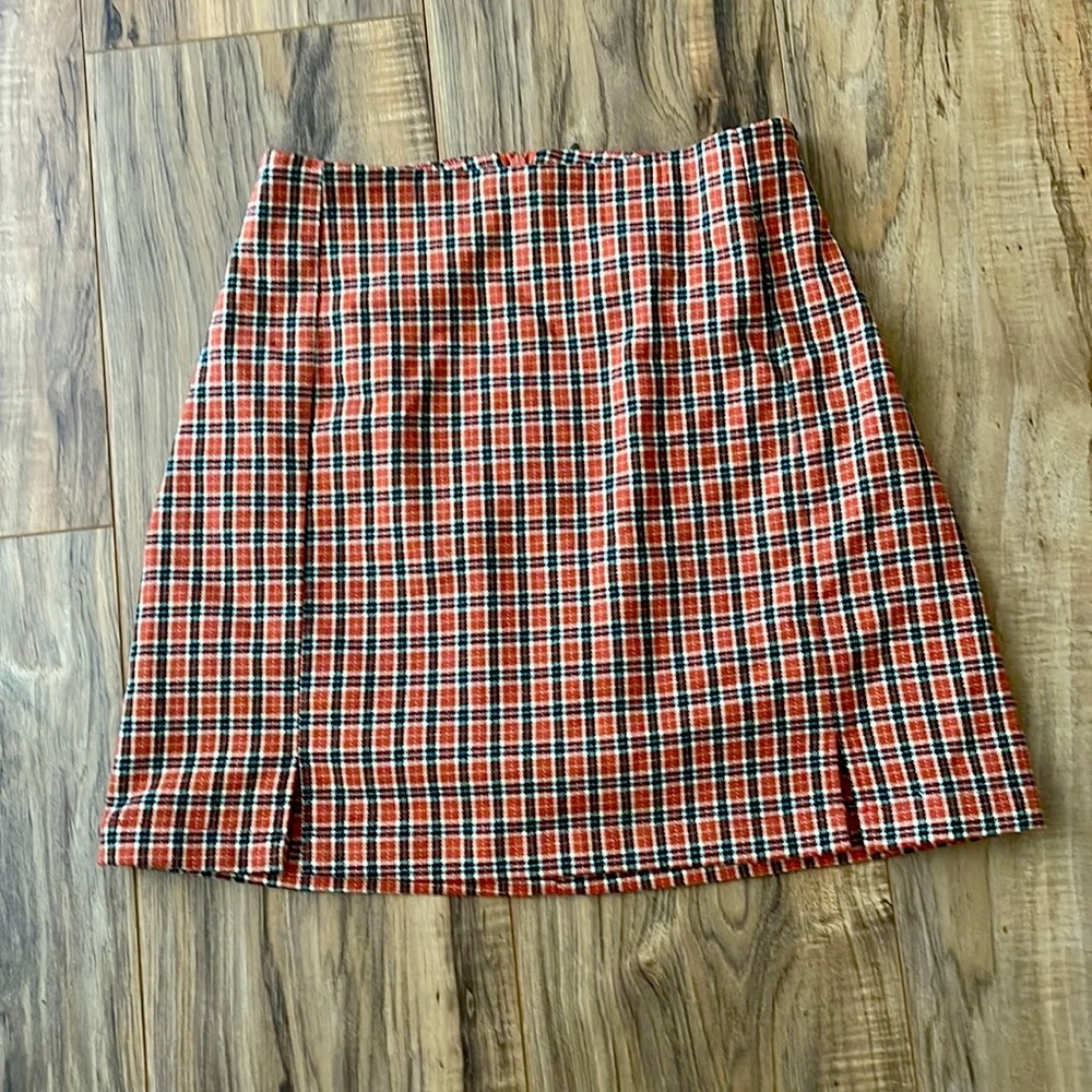 EUC - Brandy Melville/J.Galt Plaid Mini-Skirt